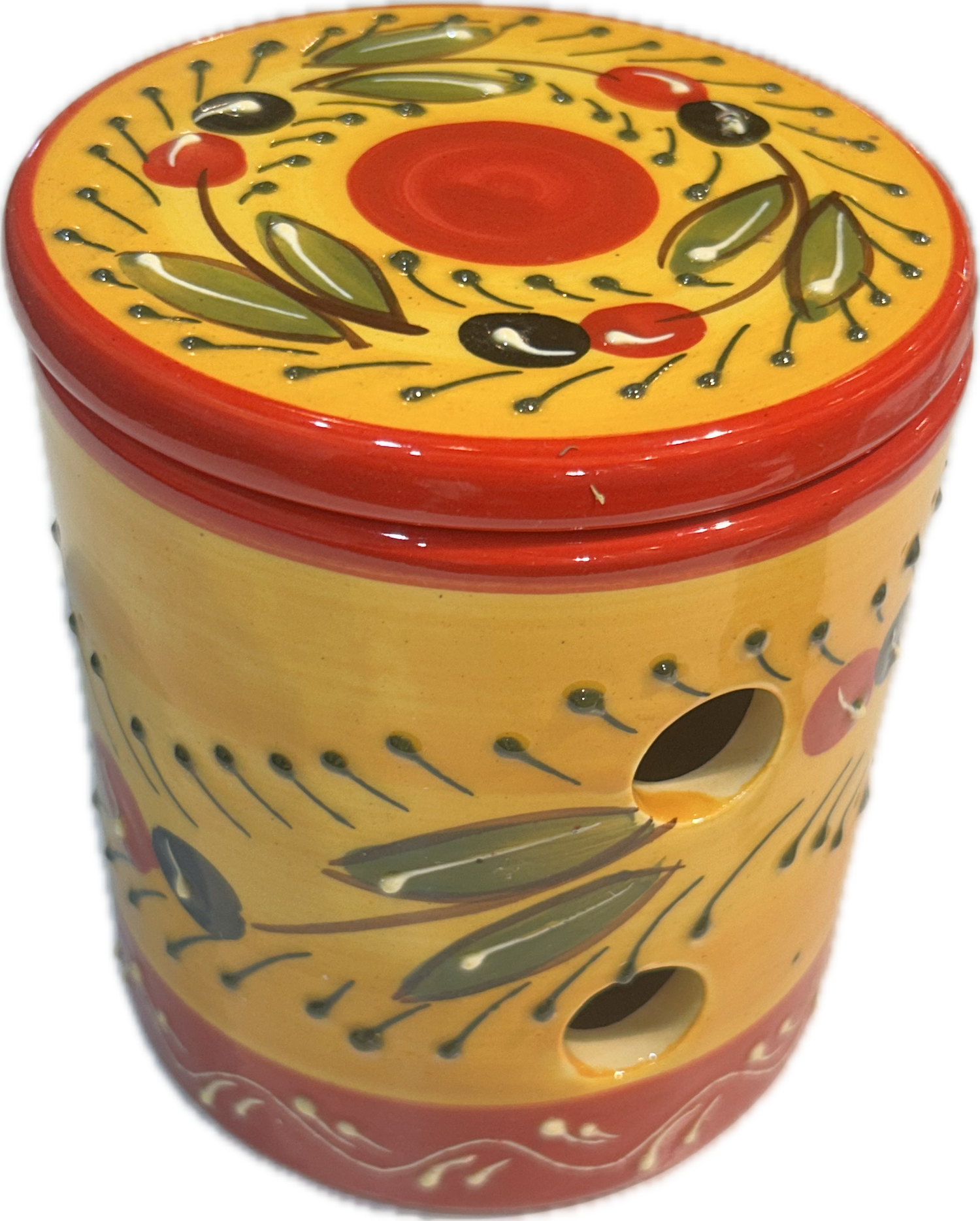 Garlic storage container and roaster