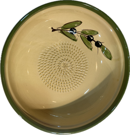Salad dressing and marinade grater bowls