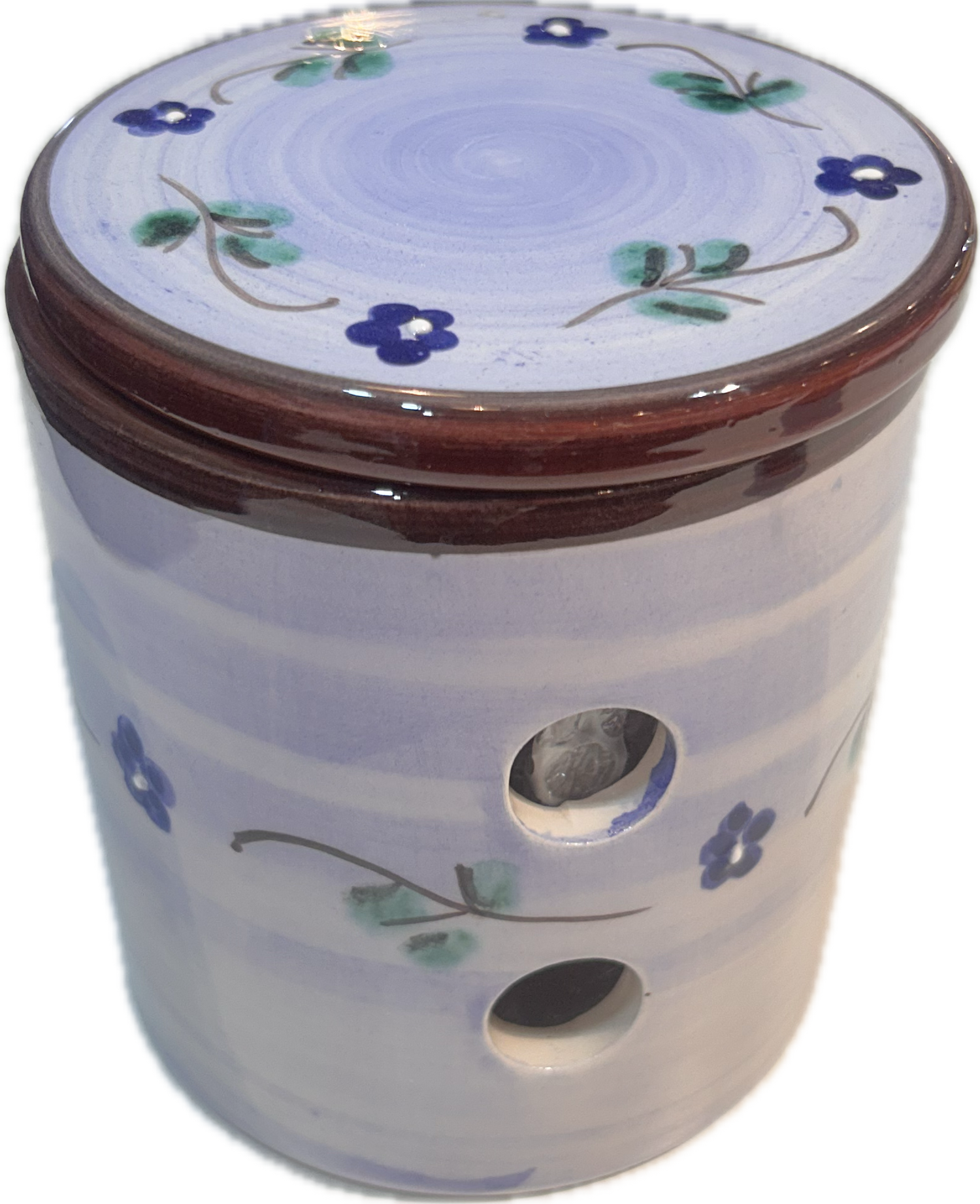 Garlic storage container and roaster