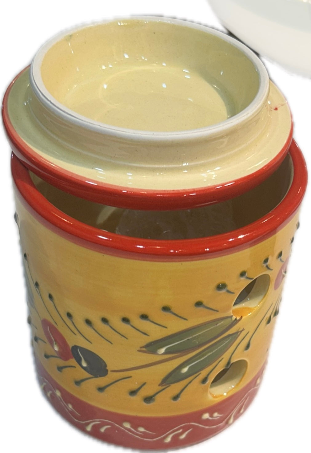 Garlic storage container and roaster