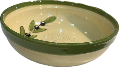 Salad dressing and marinade grater bowls