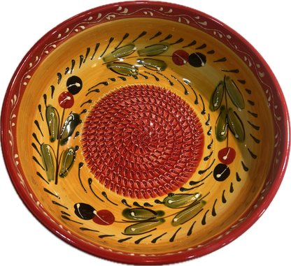 Salad dressing and marinade grater bowls